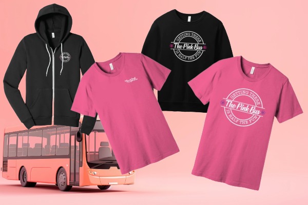 Shop for great "The Pink Bus Mystery Trips" apparel.